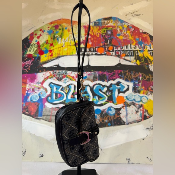 Dooney & Bourke Denim Wristlet - Picture 15 of 16